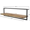 Kalfort Wandplanken|Wandplanken|Wandplank hout Stockton/e 100cm