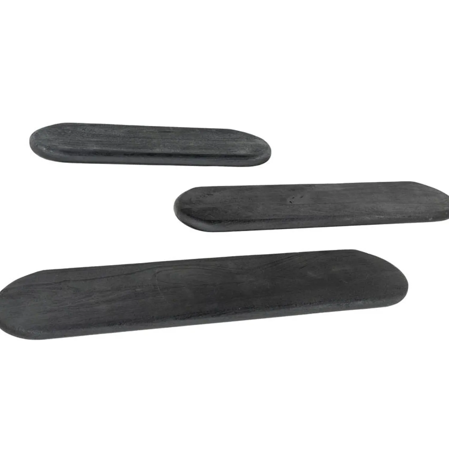 By Boo Wandplanken|Wandplanken|Wandplank hout Tre Zwart 69cm