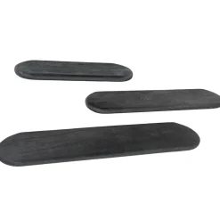 By Boo Wandplanken|Wandplanken|Wandplank hout Tre Zwart 100cm