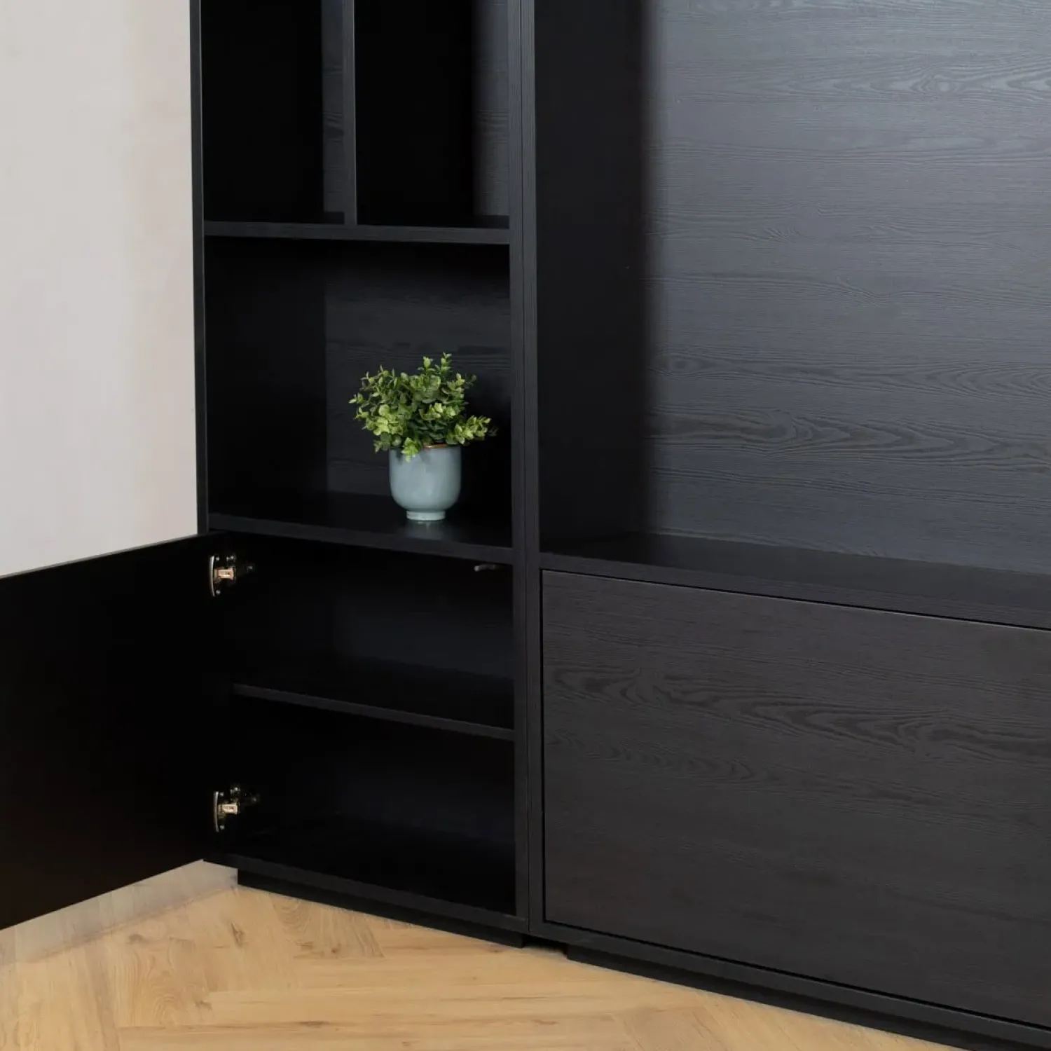 Maison Madera Wandkasten|Vakkenkasten|Watford Large Cinewall compleet
