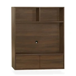 Maison Madera Wandkasten|Vakkenkasten|Watford Medium Zwevende Cinewall 2 klep 134cm - Modulair