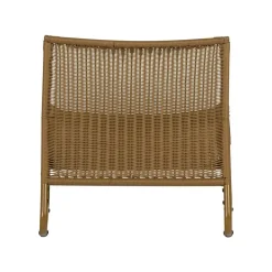 WOOOD Tuinstoelen|West Tuin Loungestoel Honinggeel
