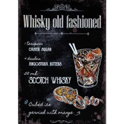 Cavetown Metalen Borden|Whisky old Fashioned - metalen bord
