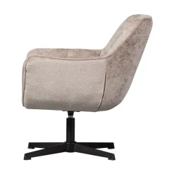 WOOOD Fauteuils|Wibo Draaifauteuil Taupe