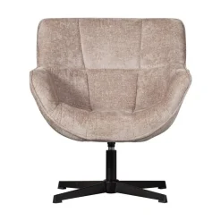 WOOOD Fauteuils|Wibo Draaifauteuil Taupe