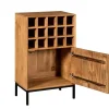 Furndea Wijnkasten|Industriele Kasten|Wijnkast Martin Naturel 55cm