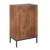 Furndea Wijnkasten|Industriele Kasten|Wijnkast Martin Walnoot 55cm