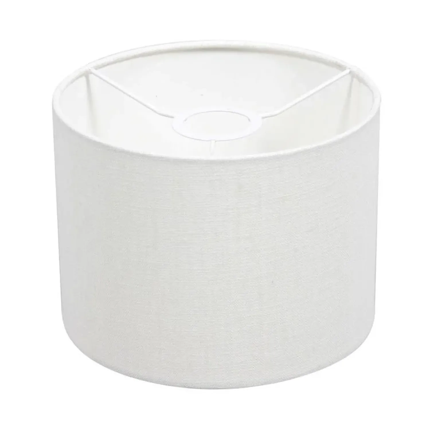 Steinmex Wandlampen|Wilco 2-lichts Wandlamp Zwart met Wit Linnen kap