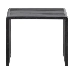 WOOOD Bijzettafels|Willa Bijzettafel Set van 2 Teak Zwart