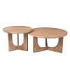 Furndea Salontafels|William Salontafel rond Naturel Mangohout 60cm