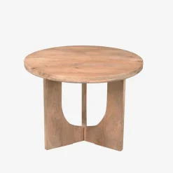 Furndea Salontafels|William Salontafel rond Naturel Mangohout 60cm