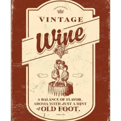 Cavetown Metalen Borden|Wine Vintage - metalen bord