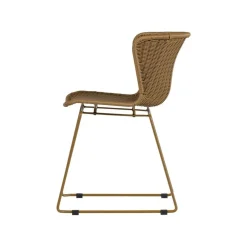 WOOOD Tuinstoelen|Wings Tuinstoel Honinggeel Set van 2