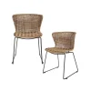 WOOOD Tuinstoelen|Wings Tuinstoel Naturel Set van 2