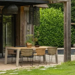 WOOOD Tuinstoelen|Wings Tuinstoel Touw Naturel Set van 2