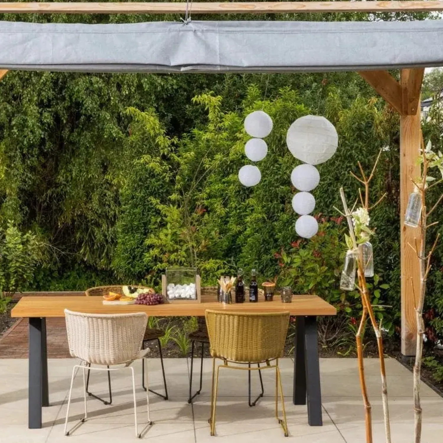 WOOOD Tuinstoelen|Wings Tuinstoel Zand Set van 2
