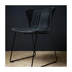 WOOOD Tuinstoelen|Wings Tuinstoel Zwart Set van 2