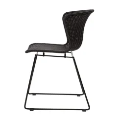 WOOOD Tuinstoelen|Wings Tuinstoel Zwart Set van 2