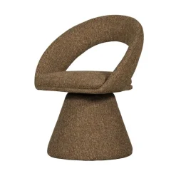WOOOD Eetkamerstoelen|Winter Draaibare Eetkamerstoel Zand Melange