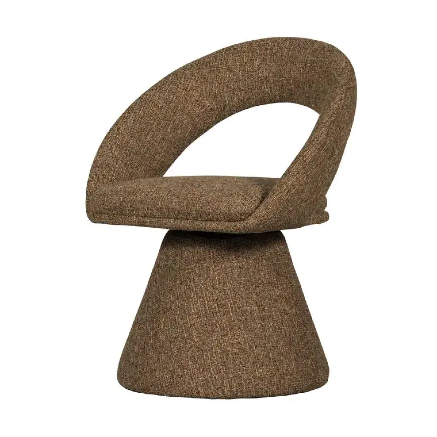 WOOOD Eetkamerstoelen|Winter Draaibare Eetkamerstoel Zand Melange