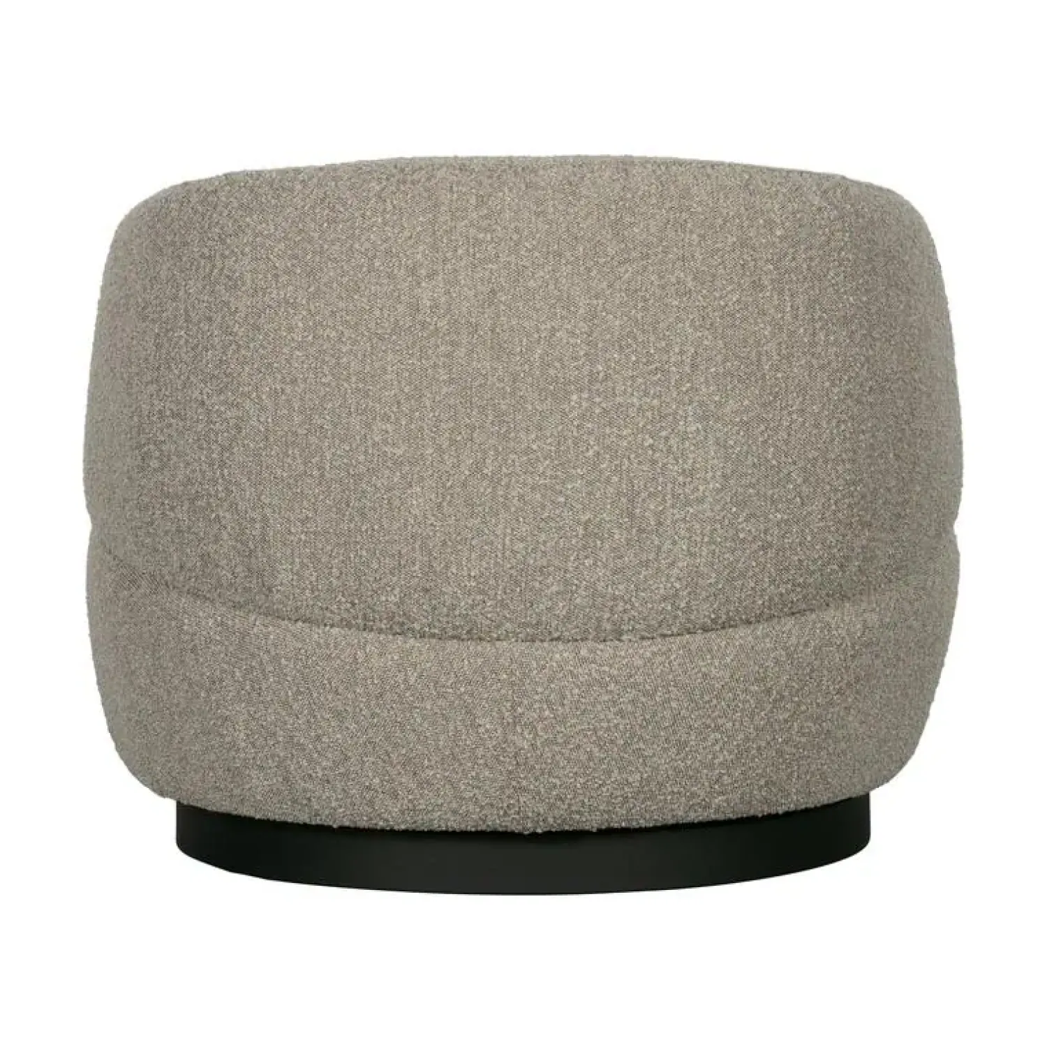 WOOOD Fauteuils|Woolly Draaifauteuil Boucle Naturel Melange