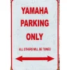 Cavetown Metalen Borden|Yahama Parking only - metalen bord
