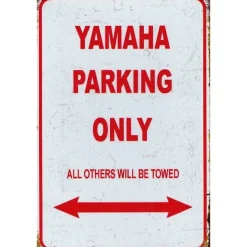 Cavetown Metalen Borden|Yahama Parking only - metalen bord