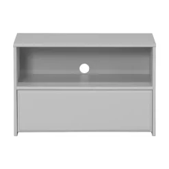WOOOD Industriele Kasten|Tv Meubels|Yissa Tv meubel Grenen Wolkengrijs 70cm