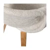 WOOOD Eetkamerstoelen|Yossi Eetkamerstoel naturel met houten poot naturel