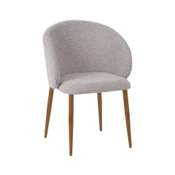 Label51 Eetkamerstoelen|Yuki Eetkamerstoel Naturel met houtlook poot