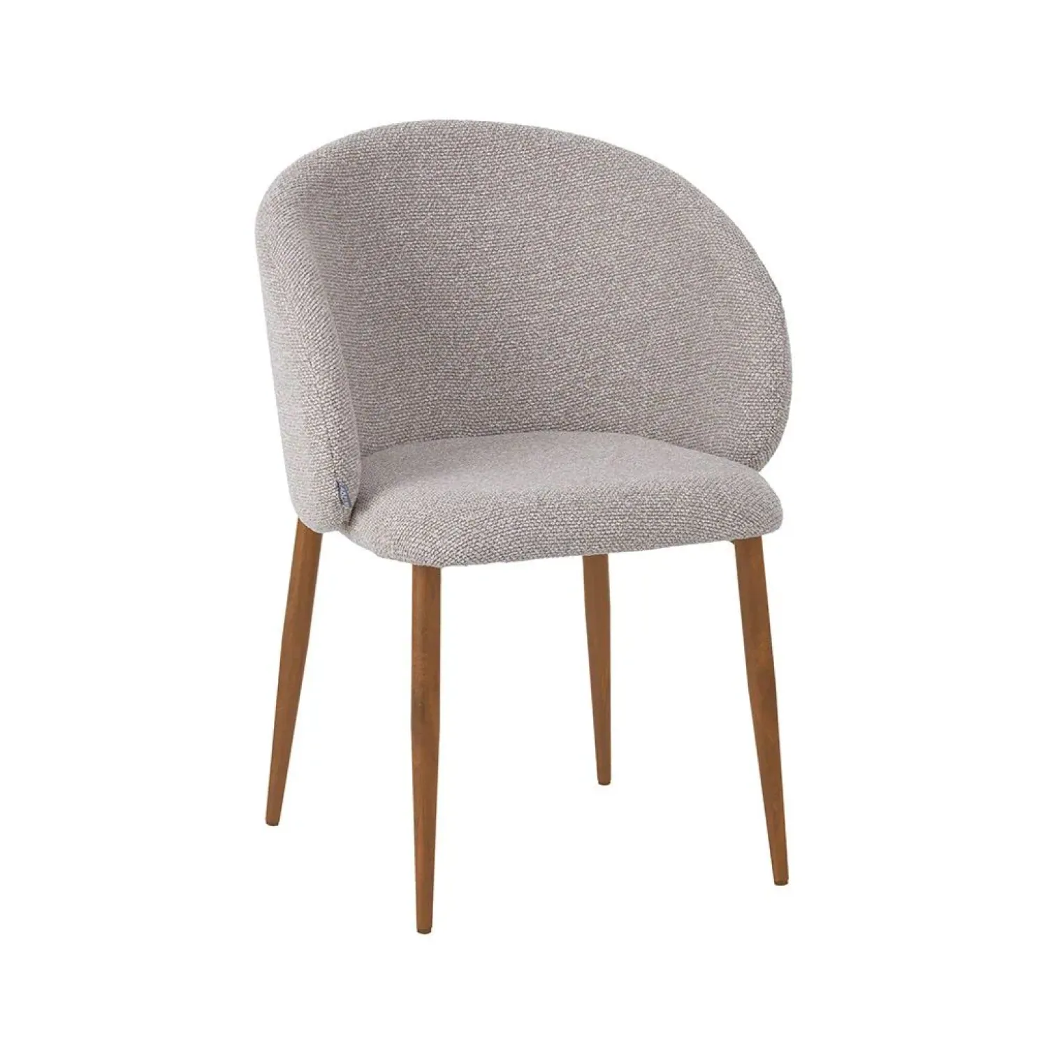 Label51 Eetkamerstoelen|Yuki Eetkamerstoel Naturel met houtlook poot