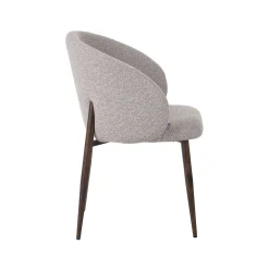 Label51 Eetkamerstoelen|Yuki Eetkamerstoel Naturel met walnoot poot