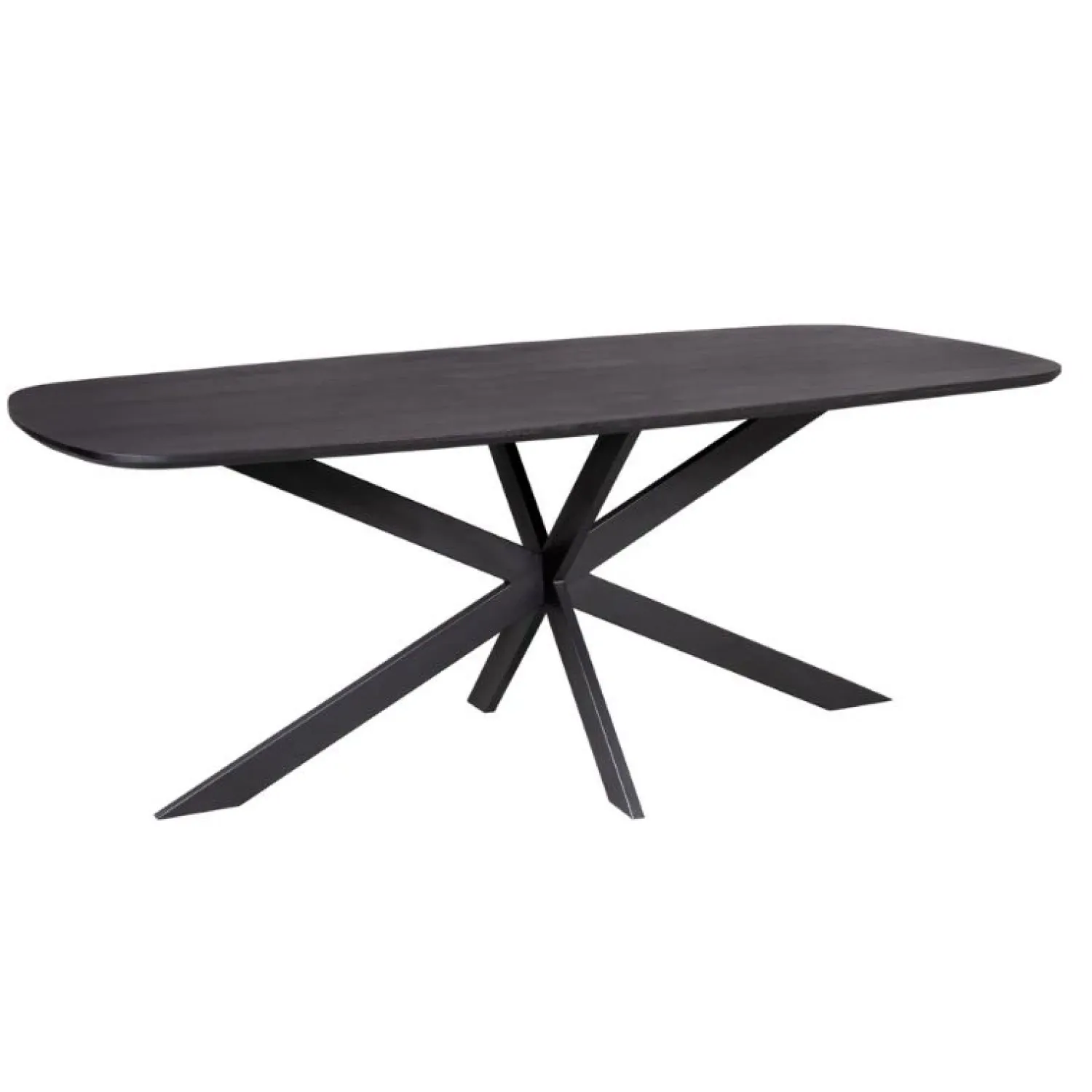 Furndea Eettafels|Yuna Eettafel Deens ovaal zwart 240 cm