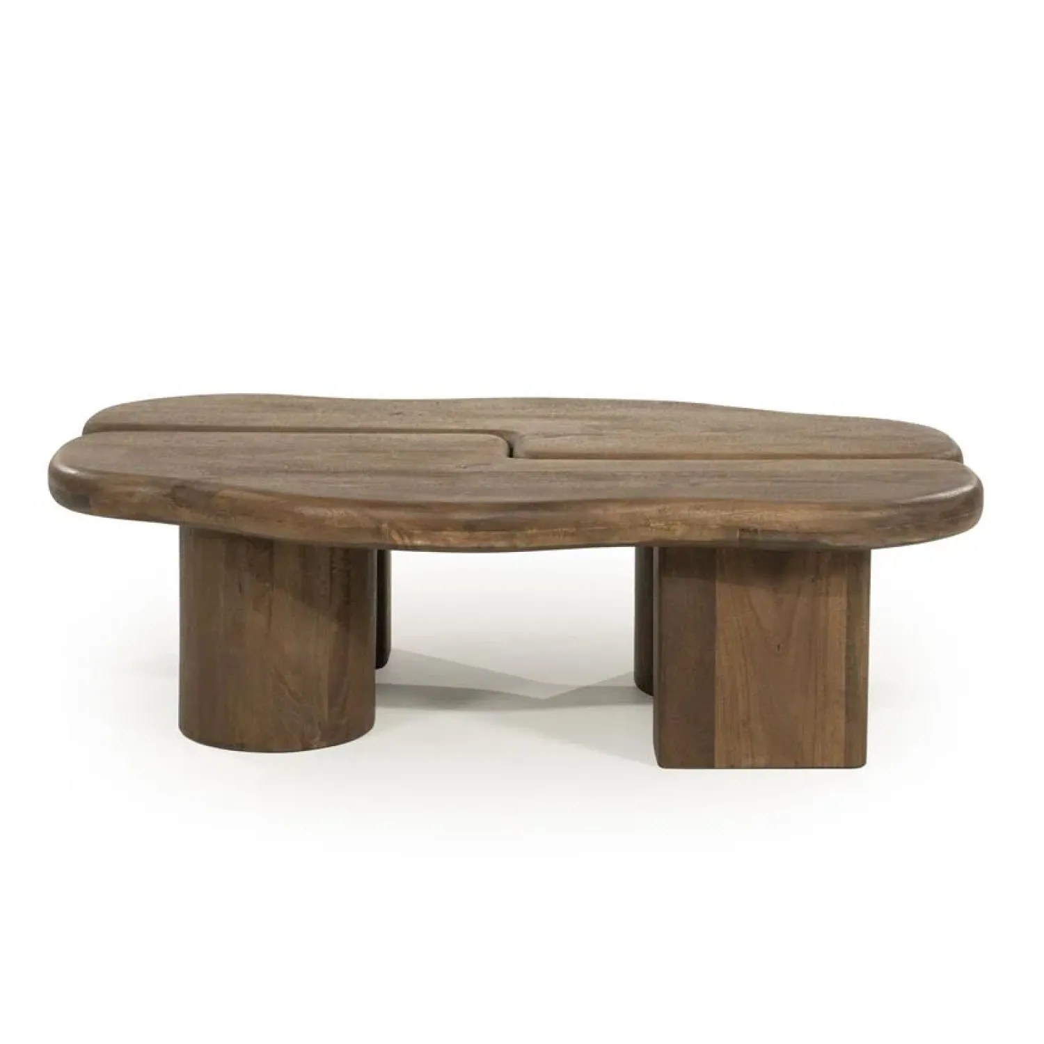 By Boo Salontafels|Yuo Salontafel mangohout Bruin 100cm
