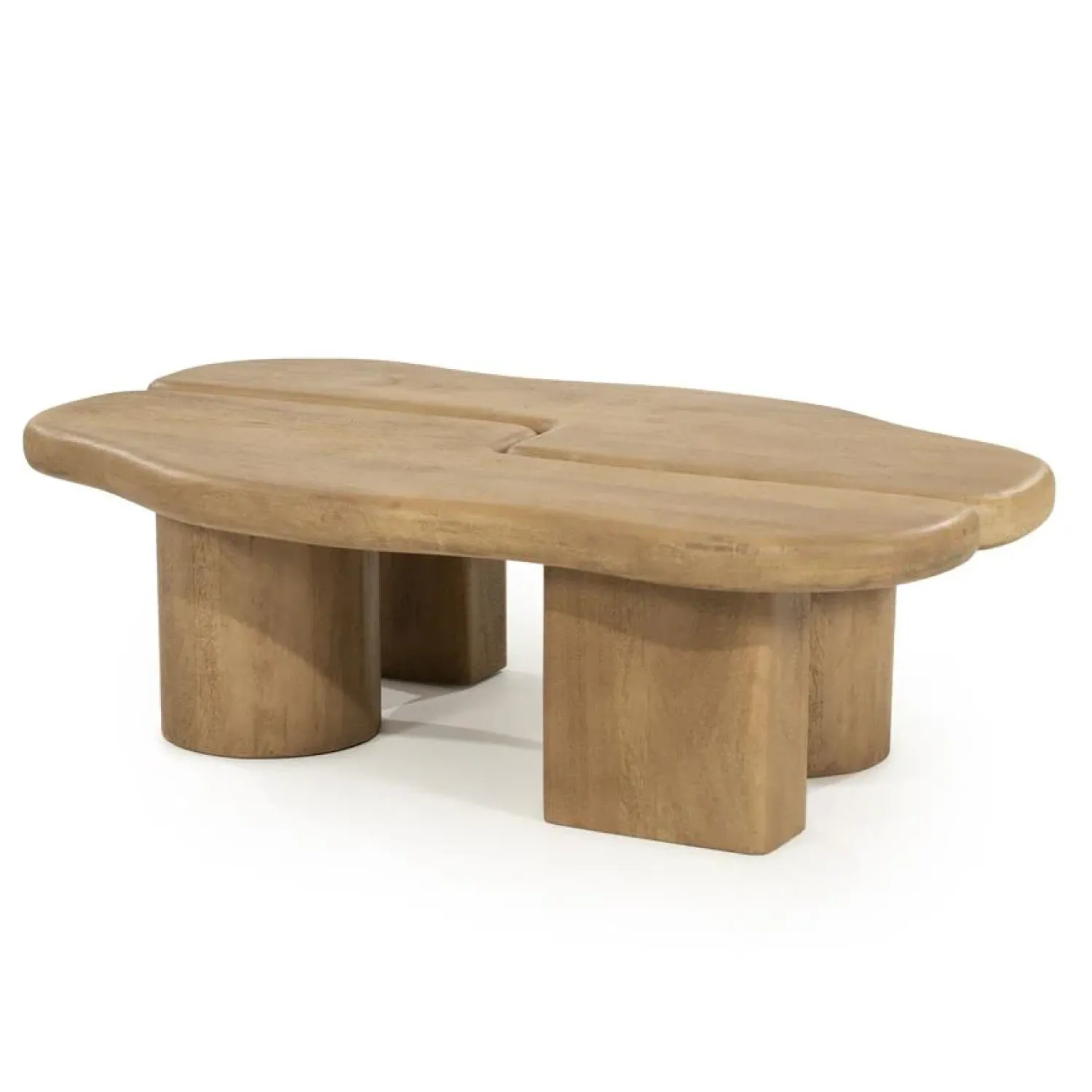 By Boo Salontafels|Yuo Salontafel mangohout Naturel 100cm