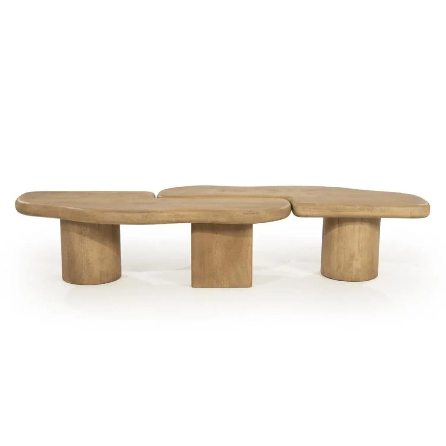 By Boo Salontafels|Yuo Salontafel mangohout Naturel 100cm