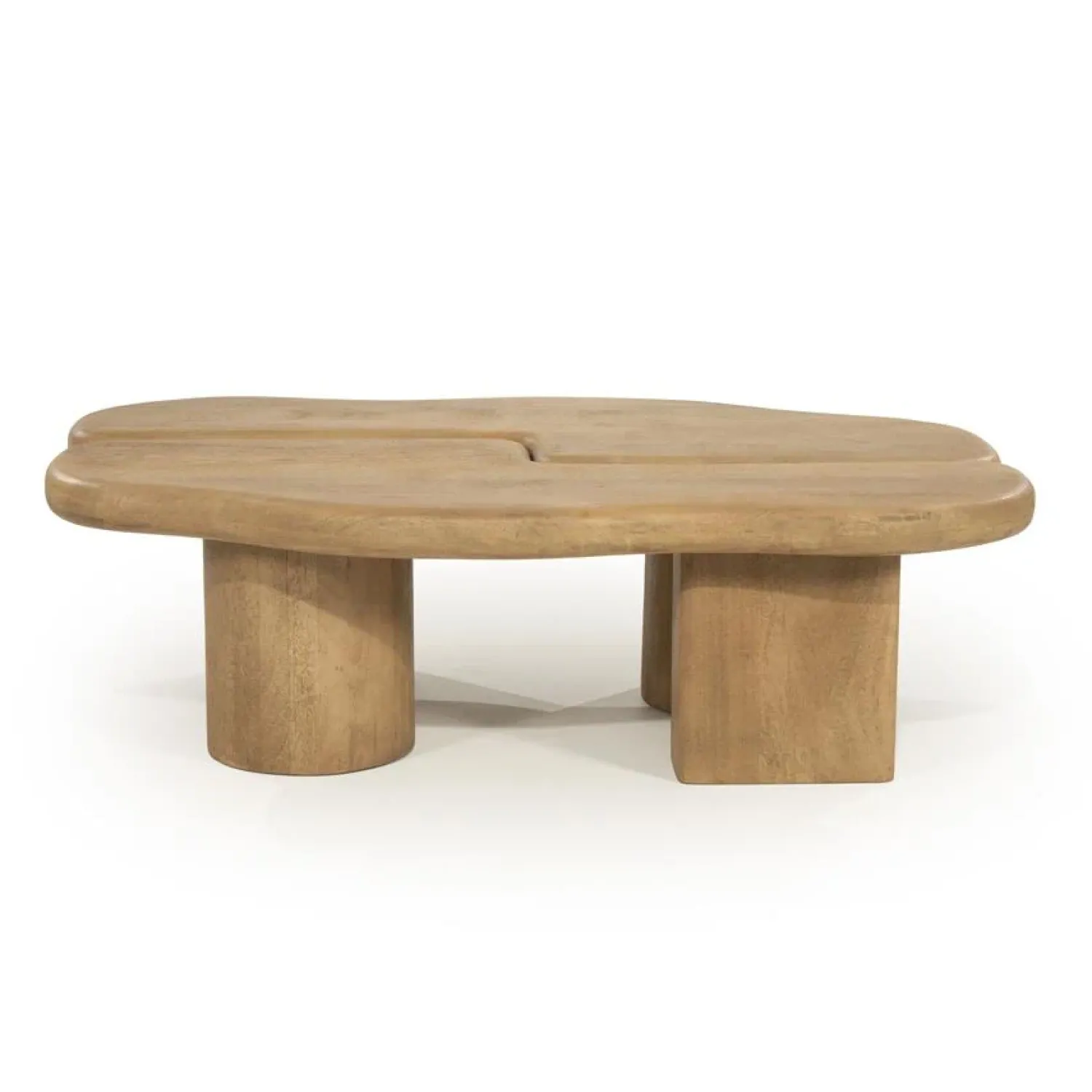 By Boo Salontafels|Yuo Salontafel mangohout Naturel 100cm