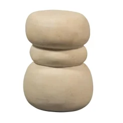 WOOOD Bijzettafels|Yvo Bijzettafel Betonlook Naturel 37cm