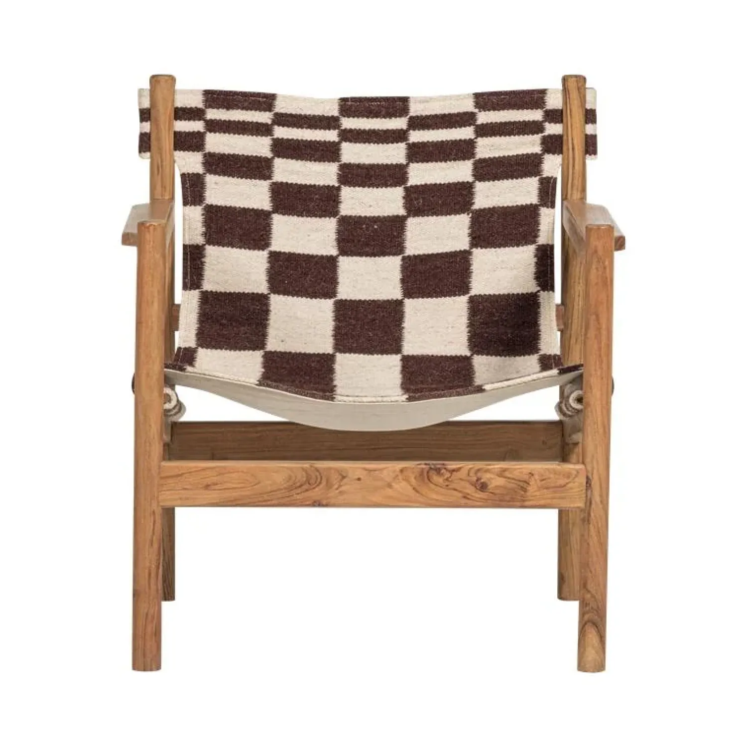 WOOOD Fauteuils|Zano Fauteuil Hout met patroon