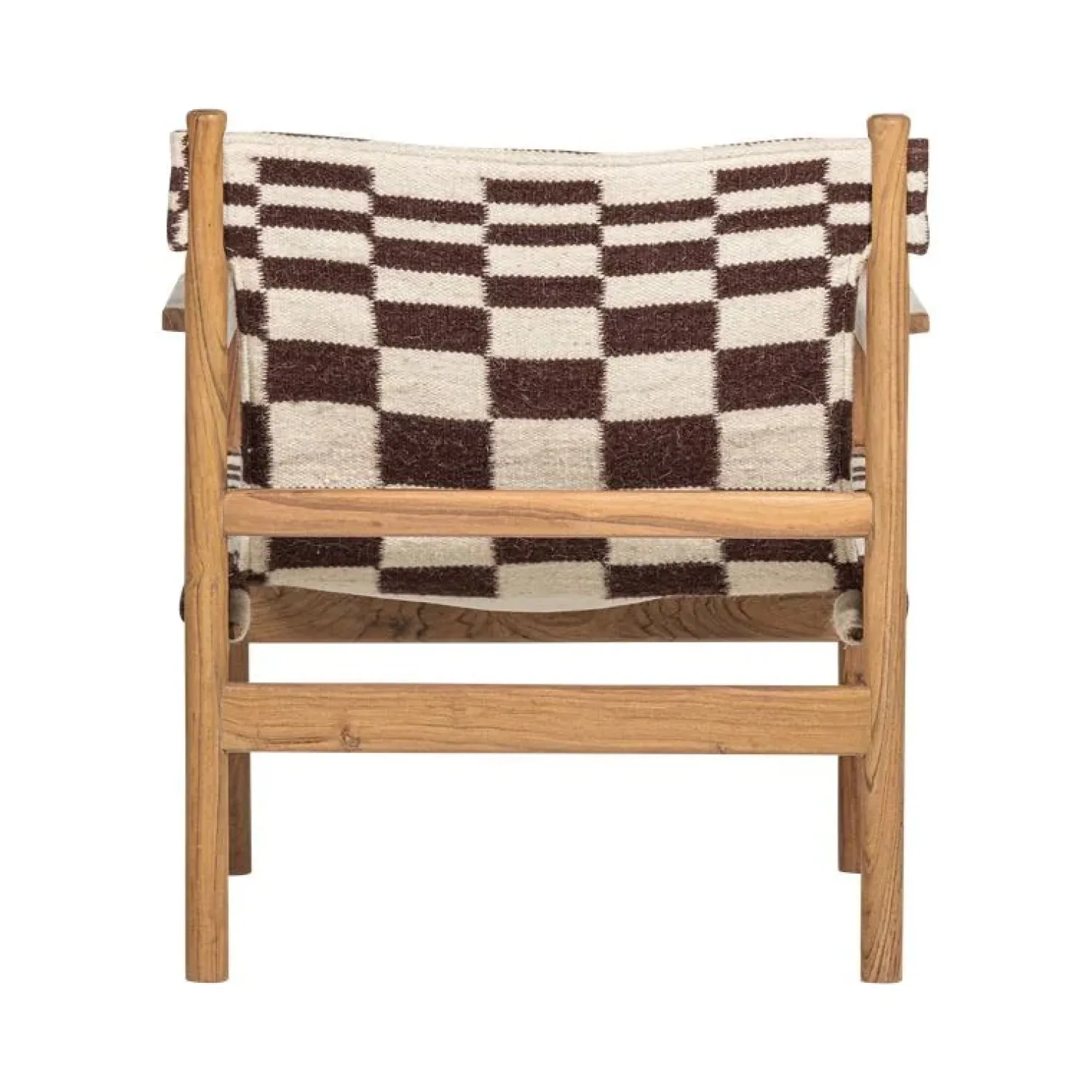 WOOOD Fauteuils|Zano Fauteuil Hout met patroon