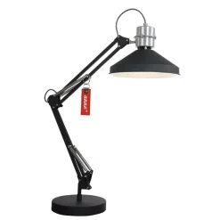 Steinmex Bureaulampen|Tafellampen|Zappa tafellamp industrieel zwart