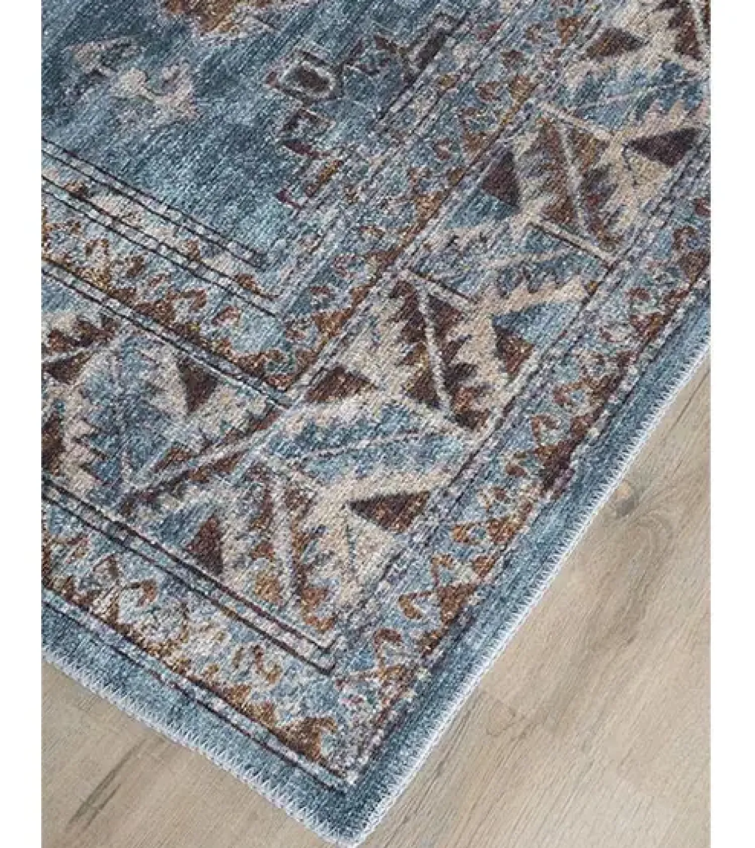 Decor 88 Vloerkleden|Zareen vloerkleed vintage rechthoek blauw 3