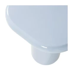 WOOOD Bijzettafels|Zava Bijzettafel Hoogglans Lichtblauw 50cm
