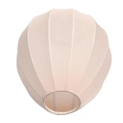 Steinmex Hanglampen|Zavi 5-lichts Getrapte Hanglamp Crème Stof