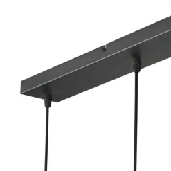 Trading Lighting Hanglampen|Glazen Hanglamp|Zavi 5-lichts Hanglamp Smoke Bol