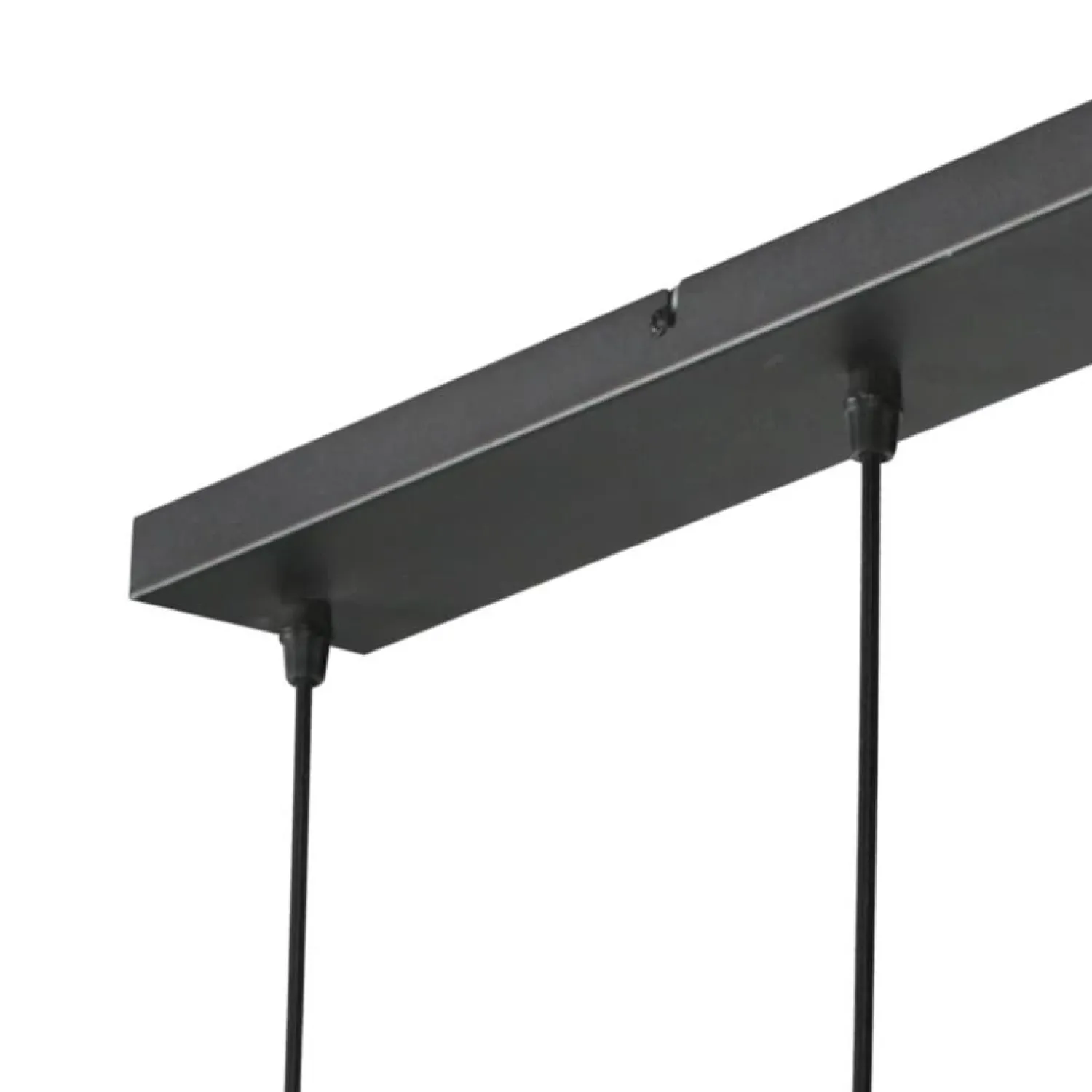Steinmex Hanglampen|Zavi 5-lichts Hanglamp Zwart Stof