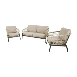 Lesli Living Loungeset|Zavi Loungeset beige