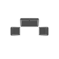 Lesli Living Loungeset|Zavi Loungeset grijs