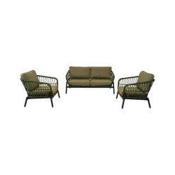Lesli Living Loungeset|Zavi Loungeset groen
