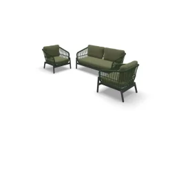 Lesli Living Loungeset|Zavi Loungeset groen